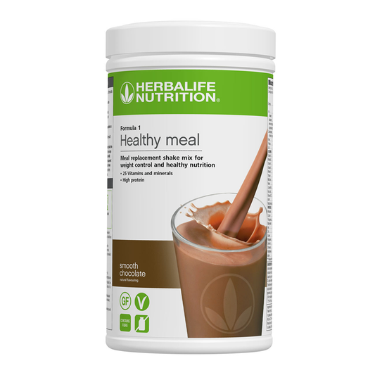 F1 Meal Replacement Shakes - Smooth Chocolate Flavour 550g